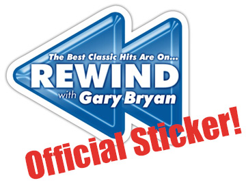 Official Rewind with Gary Bryan Sticker